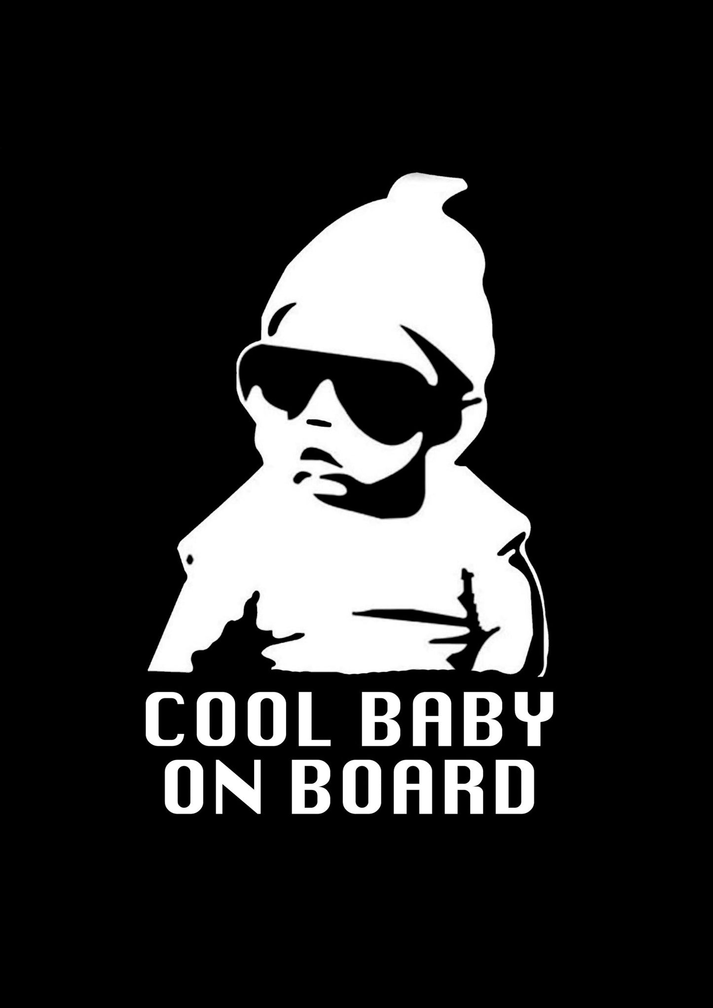 Samolepka na nárazník - Cool Baby - v barvě dle vašeho výběru